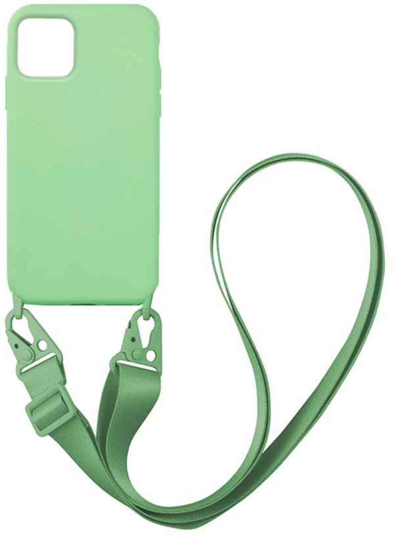 Θήκη CarryHang Liquid Silicone Strap Apple - iPhone 11 - Σκούρο Πράσινο