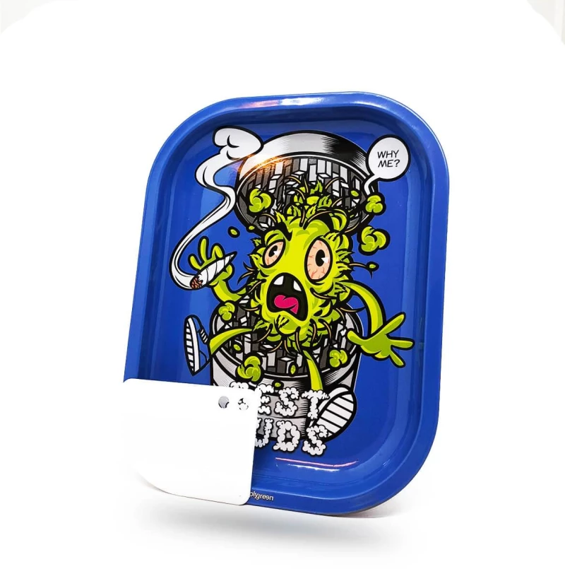 Best Buds Grind Me Small Metal Rolling Tray