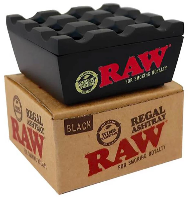 RAW Regal Metal Black Ashtray