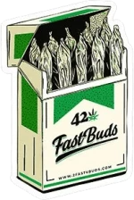 Fast Buds Pack of Joints Sticker