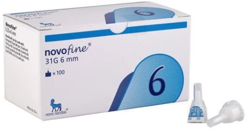 NOVOFINE βελόνες 31G 6mm 100τεμάχια