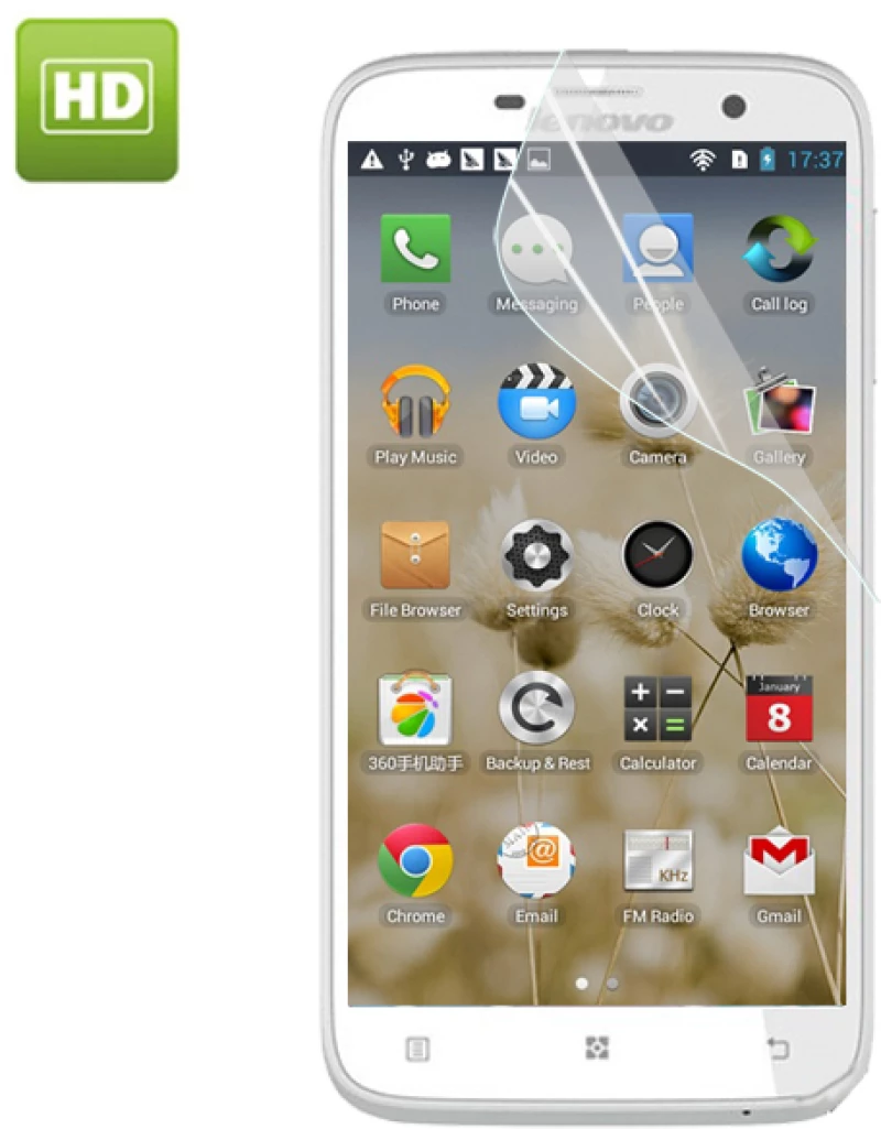 Professional Clear LCD Screen Protector for Lenovo A850+ (OEM)