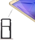 For Huawei Honor 8 Lite / P8 Lite 2017 SIM Card Tray & SIM / Micro SD Card Tray(Gold) (OEM)