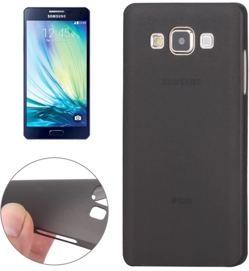 0.3mm Ultra-thin Anti-skid Polycarbonate PC Case for Galaxy A7(Black) (OEM)