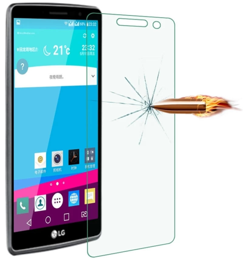 0.26mm 9H+ Surface Hardness 2.5D Explosion-proof Tempered Glass Filmfor LG G4 Stylus (OEM)