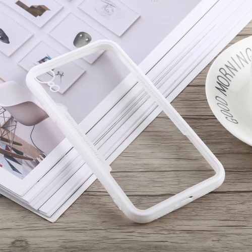 For iPhone XR Acrylic + TPU Shockproof Case(White) (OEM)