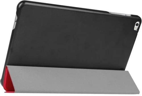 9.6 Inch Karst Texture Horizontal Flip Solid Color Leather Case with Three-Folding Holder for Huawei Honor Play Note 9.6(Red) (OEM)