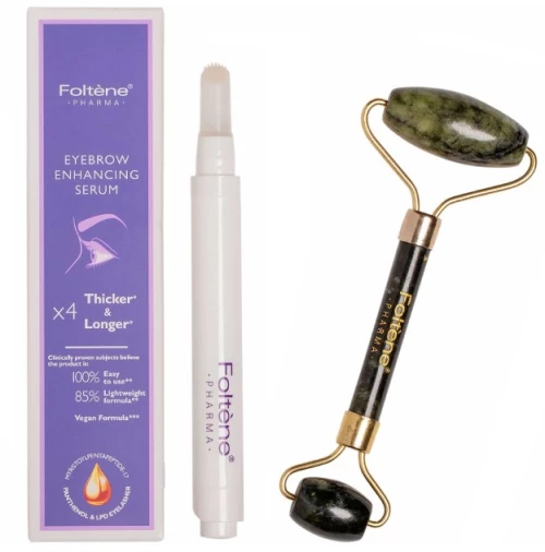 FOLTENE promo eyebrow enhancing serum 4ml & roller προσώπου και ματιών