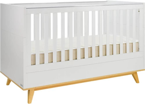 Bebe Stars Κούνια-Προεφηβικό Κρεβάτι Cappuccino White για Στρώμα 70x140cm