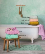 Μπουρνούζι Asana Pink XL nima