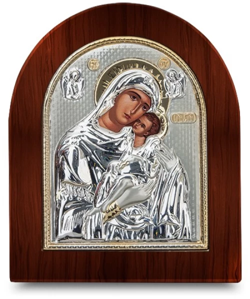 Ασημένια εικόνα ΓΛΥΚΟΦΙΛΟΥΣΑ  19x15,5cm
