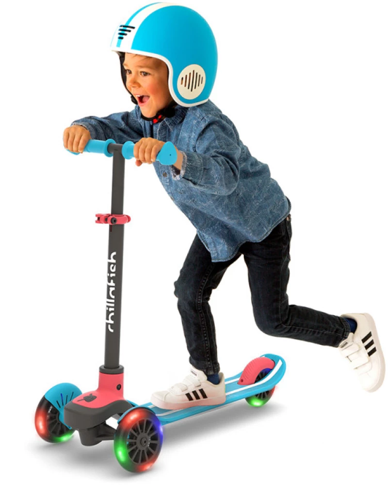 Chillafish Skotti Scooter GLOW Blue