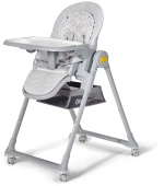Καρέκλα Φαγητού Kinderkraft LASTREE Grey