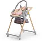 Καρέκλα Φαγητού Kinderkraft LASTREE Grey