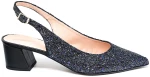 Bigshoes MX9123-01gl Δερμάτινη Γόβα Μαύρο 5.5cm