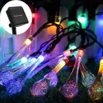 Λαμπάκια ηλιακά σταλακτίτες πολύχρωμα rgb