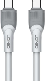LDNIO καλώδιο USB-C σε USB-C LC602C, 100W PD, 2m, γκρι