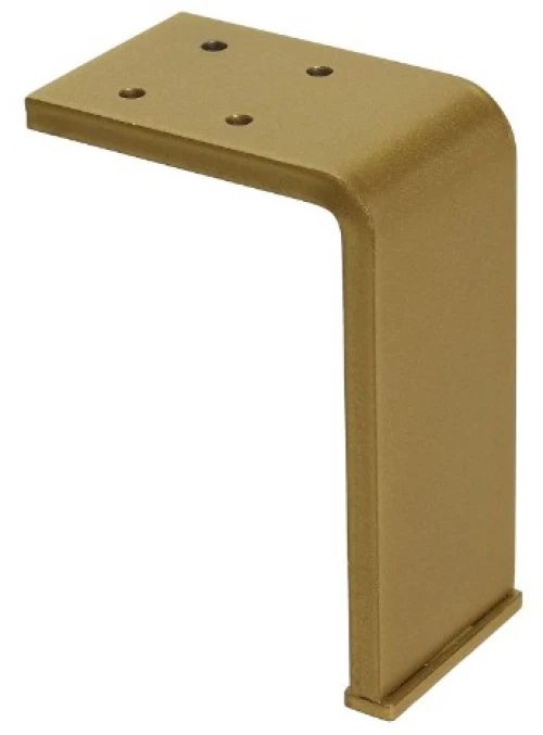 Roline 205 Χρυσό Ματ Πόδι Επίπλου Μεταλλικό 7x4.5x0.4x10cm.