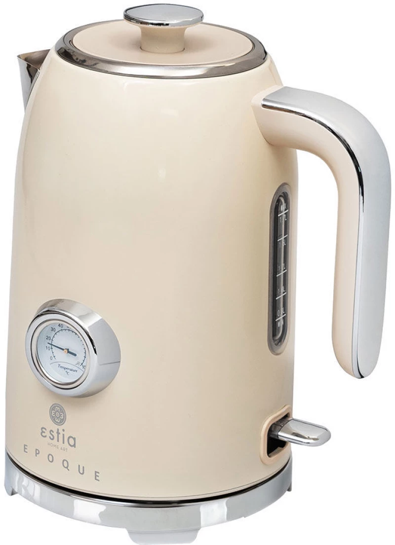 ESTIA ΒΡΑΣΤΗΡΑΣ RETRO EPOQUE ΑΝΟΞΕΙΔΩΤΟΣ 2200w 1.7lt ΚΡΕΜ