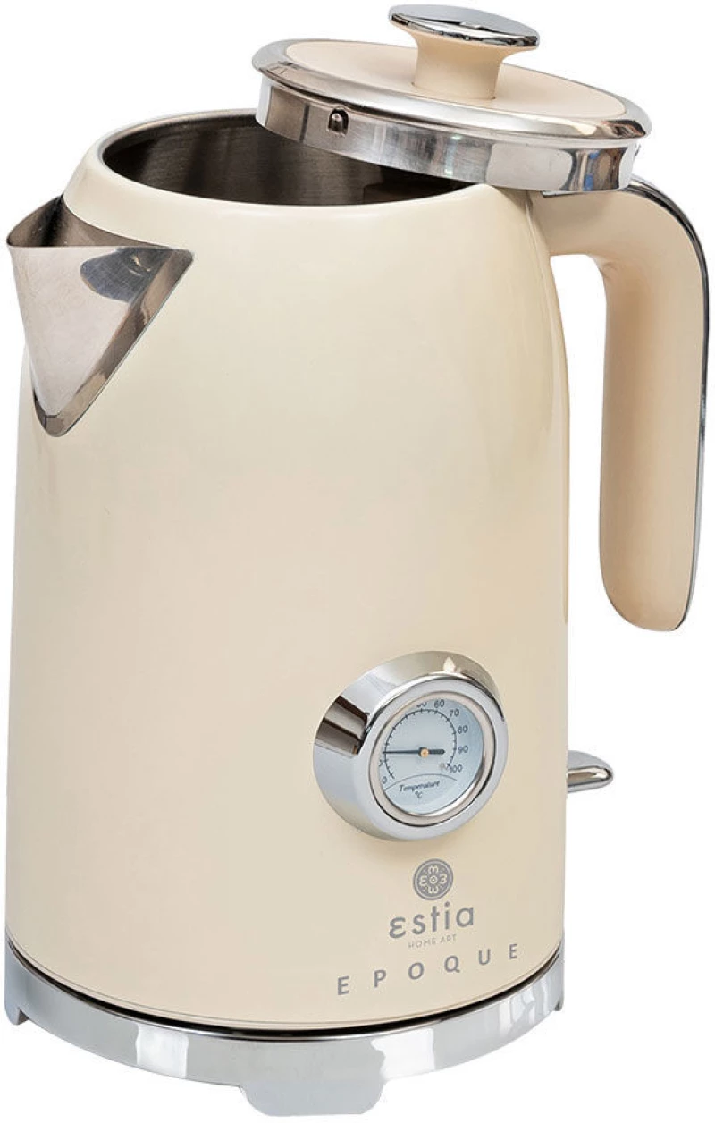 ESTIA ΒΡΑΣΤΗΡΑΣ RETRO EPOQUE ΑΝΟΞΕΙΔΩΤΟΣ 2200w 1.7lt ΚΡΕΜ