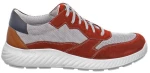 Jomos 3263057605016 Ανατομικό Δερμάτινο Comfort Casual Κόκκινο
