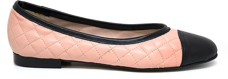 Bigshoes GA1136-17 Δερμάτινη Μπαλαρίνα Σομόν