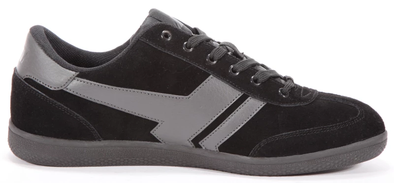 Boras Retro Sports Socca 3541-1438 Δερμάτινο Sneaker Μαύρο