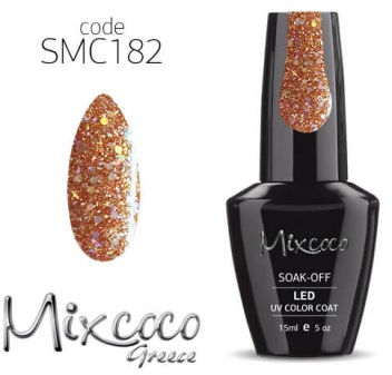 182 Ημιμονιμο Βερνικι Mixcoco 15ml Diamond