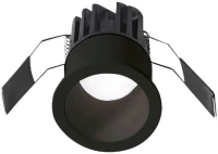 Φωτιστικό Σποτ Χωνευτό Gea Luce Qebui GFA960N Μαύρο Ματ (4000K)