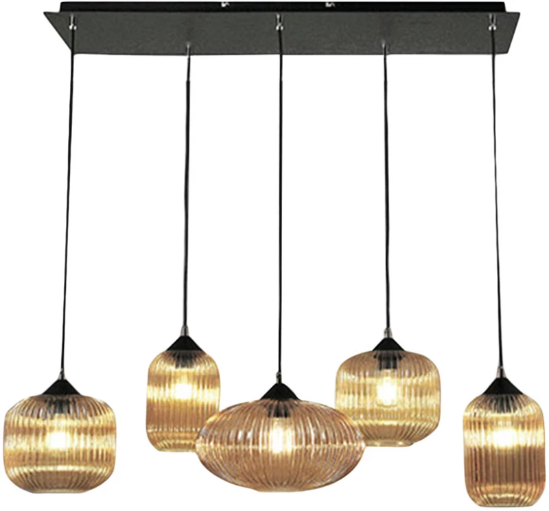 Φωτιστικό Κρεμαστό Ράγα Fabas Luce Gillis 3627-48-125 Μελί