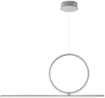 Φωτιστικό Κρεμαστό Ondaluce So.Acrobat.40/Silver Ασημί