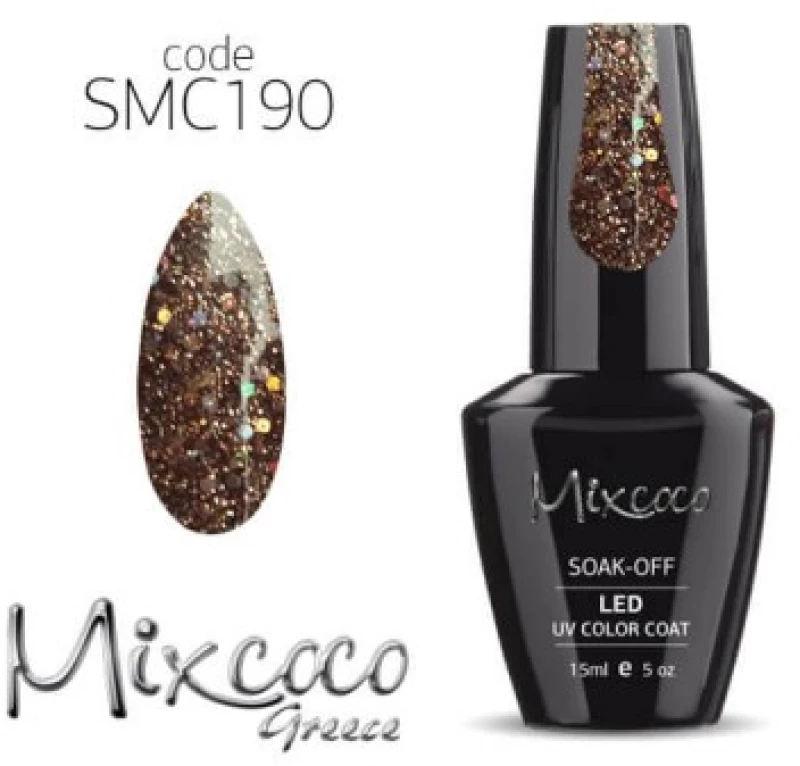 190 Ημιμονιμο Βερνικι Mixcoco 15ml Diamond