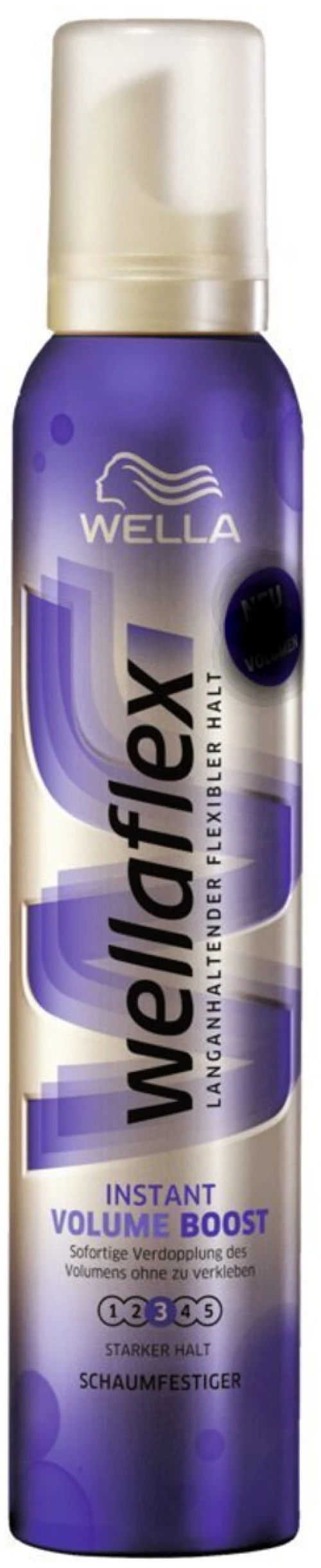 Wella Wellaflex Instant Volume Boost Strong Hold Mousse No3 200ml
