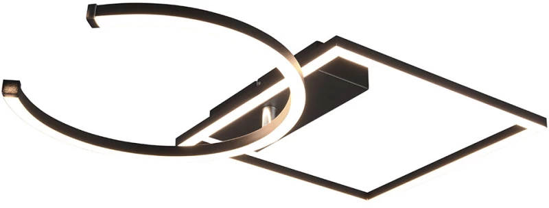 Φωτιστικό Οροφής RL Lighting Pivot R62162132 Μαύρο Ματ (3000K)