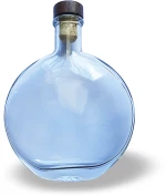 Μπουκάλι διάφανο με φελλό διαμ.13χ3 εκ. 200ml
