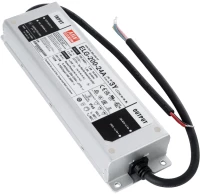 GloboStar® ELG-200-24A 90789 MEANWELL Αδιάβροχο Ρυθμιζόμενο Μεταλλικό Τροφοδοτικό SELV για Προϊόντα LED 200W 8.4A - AC 220-240V σε DC 24V - Ρυθμιζόμενο από 22.4VDC έως 25.6VDC - Αδιάβροχο IP65 Μ24.4 x Π7.1 x Υ3.75cm - 3 Years Warranty