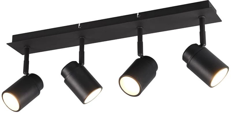 Φωτιστικό Οροφής Μπάνιου Trio Lighting Angelo 880400432 Μαύρο Ματ