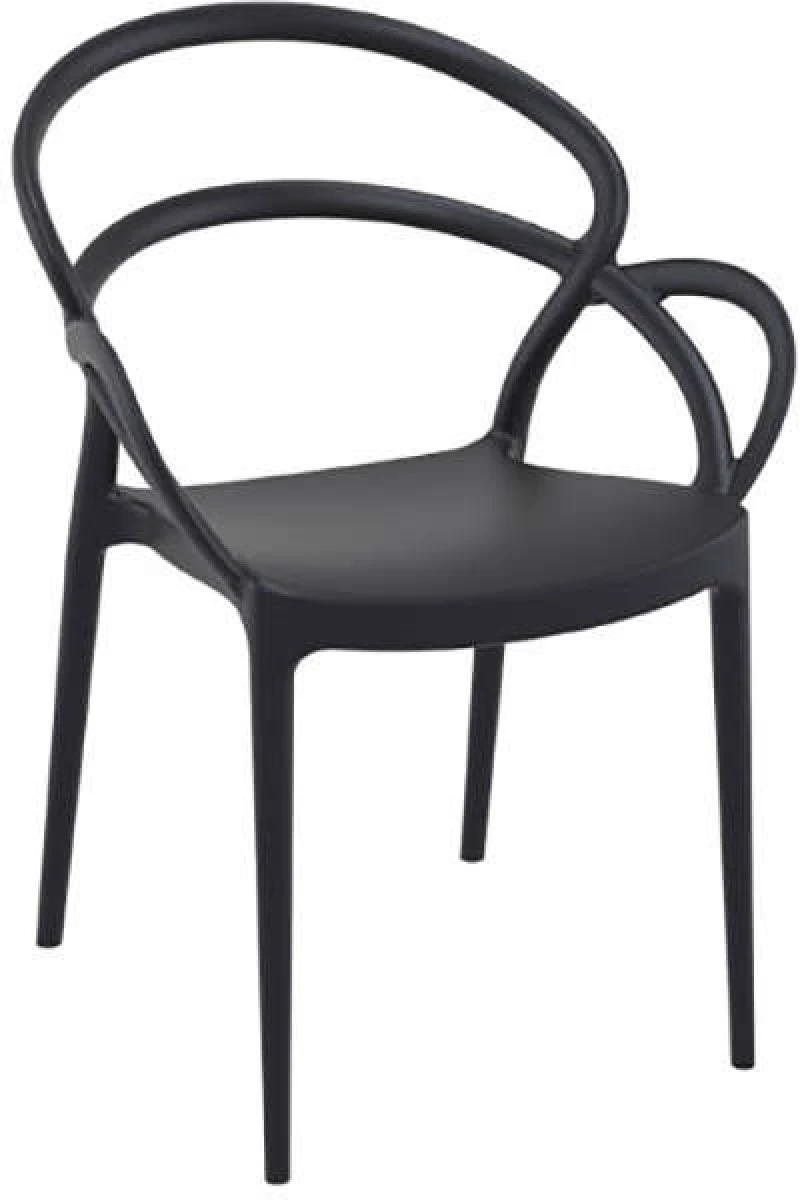 SIESTA MILA BLACK ΠΟΛΥΘΡΟΝΑ ΠΟΛ/ΝΙΟΥ 57Χ56Χ82εκ. 20.0127