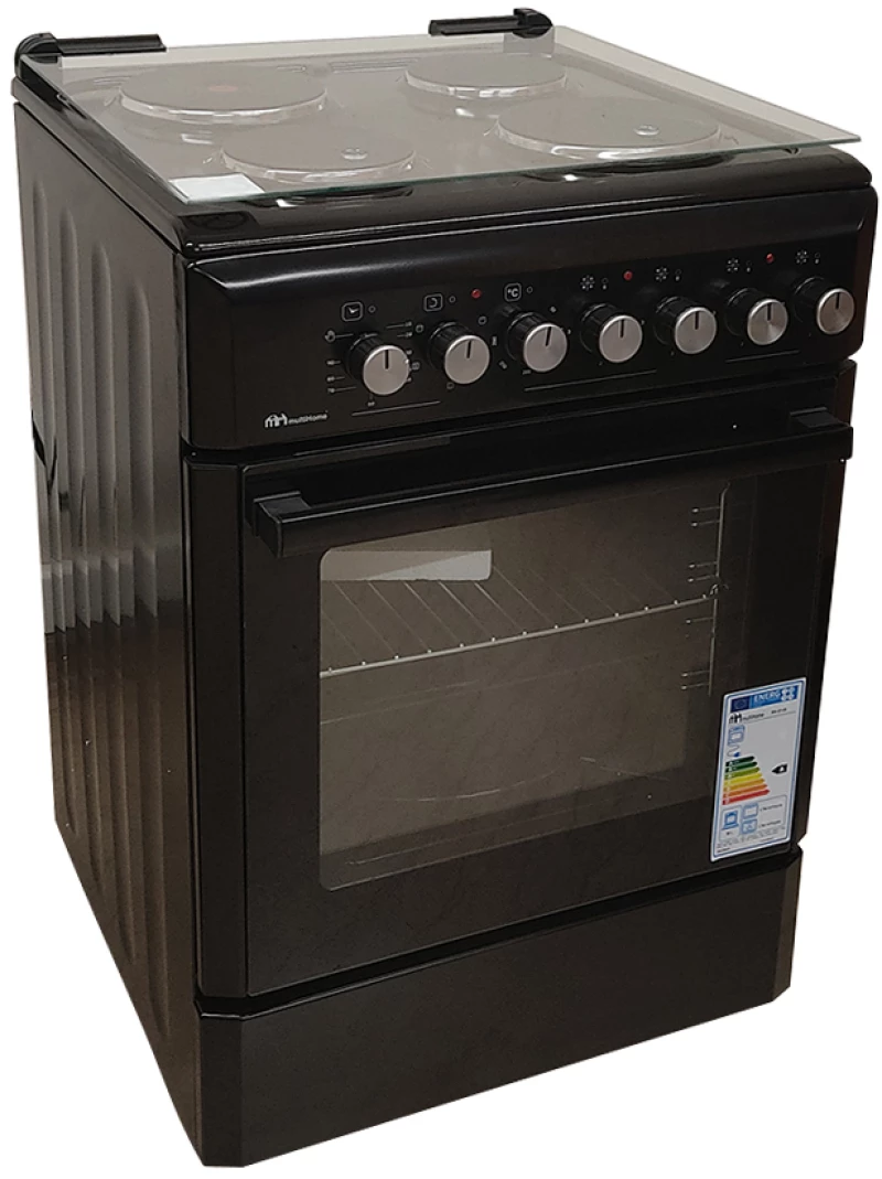 MULTIHOME ΚΟΥΖΙΝΑ ΗΛΕΚΤΡΙΚΗ MULTIHOME MH-6149 BLACK 60CM 930-002-6149