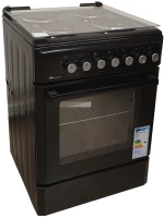 MULTIHOME ΚΟΥΖΙΝΑ ΗΛΕΚΤΡΙΚΗ MULTIHOME MH-6149 BLACK 60CM 930-002-6149