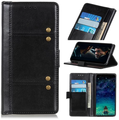 For Samsung Galaxy A72 5G / 4G Peas Crazy Horse Texture Horizontal Flip Leather Case with Holder & Card Slots & Wallet(Black) (OEM)