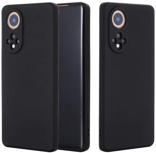 For Huawei Nova 9 Solid Color Liquid Silicone Dropproof Full Coverage Protective Case(Black) (OEM)