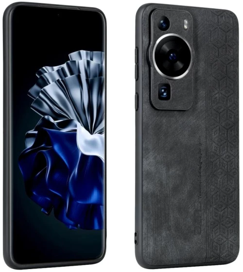 For Huawei P60 / P60 Pro AZNS 3D Embossed Skin Feel Phone Case(Black) (AZNS) (OEM)