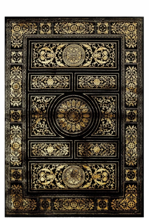 Χαλί Craft Μαύρο, 160x230εκ., 23623-975, Tzikas Carpets Genom640000024