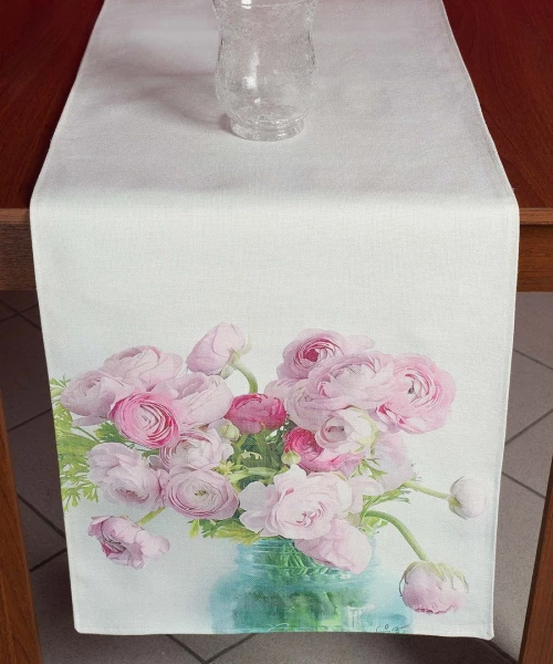 Τραβέρσα με στάμπα (45cm x 170cm) 029 Silk Fashion