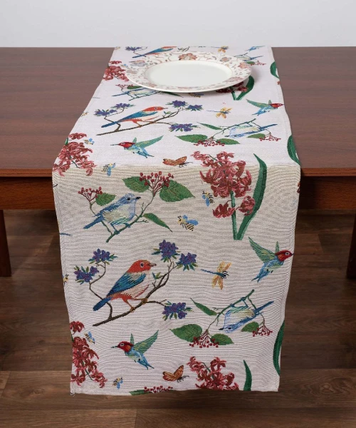Τραβέρσα στόφα (45cm x 170cm) garden Silk Fashion