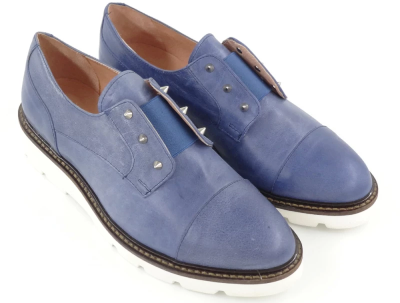Loafers Maverick μπλε CHANIOTAKIS Μπλέ Γυναίκα Loafers 341 BLUE