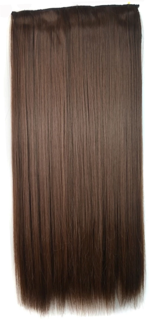 8# One-piece Seamless Five-clip Wig Long Straight Wig Piece (OEM)