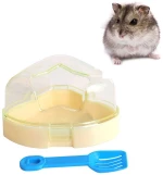 Pet Five-pointed Star Hamster Bathroom Small Pets Bathing Basin Detachable Ventilation Pet Bath Tubs, Random Color Delivery (OEM)