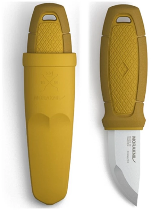 MORAKNIV ELDRIS NECK KNIFE Yellow with fire kit MORAKVIN